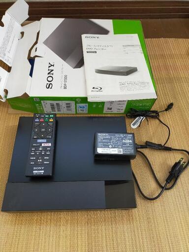 ソニー　SONY　ブルーレイプレーヤー　BDP-S1500　美品　使用期間短い