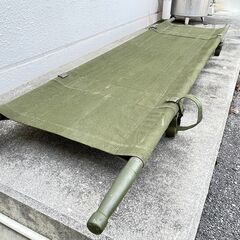 【美品】米軍 ミリタリー ストレッチャー 担架 アウトドア 簡易ベッド キャンプ