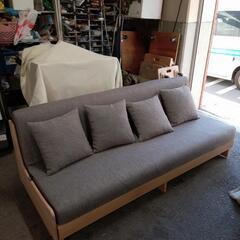 ☆大川家具 モーブル ソファベッド 今年10月に138000円で購入 ごろ寝