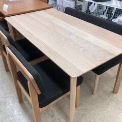 ダイニング4点セット リビング家具 テーブル イス No.2374○ ※現金 