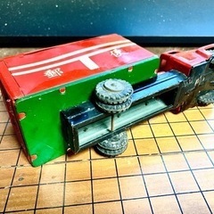 🉐値下げ‼️超貴重【日本郵政 ブリキ トラック車】ビンテージ 昭和レトロ