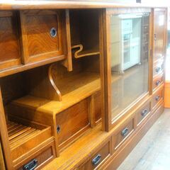 サイドボード ワイド 昭和レトロ 幅165㎝ 美品　１４３