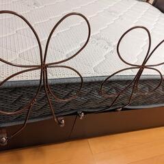 布団ガード　ベッドガード　ベッドの柵　花　子供用　