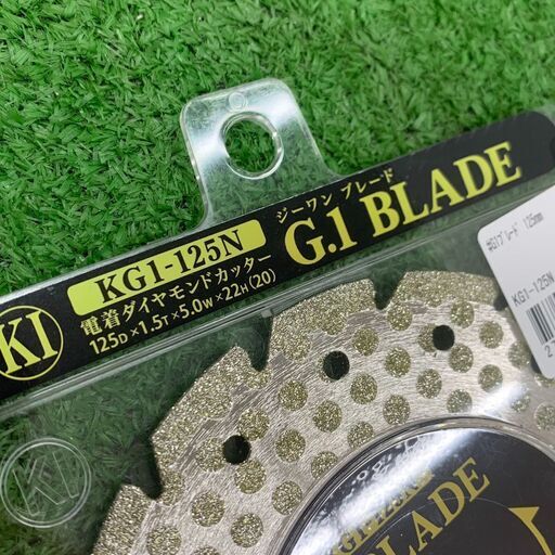 K.I ドリル KG1-125N 125mm 電着ダイヤモンドカッター【野田愛宕店