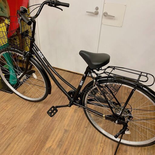 自転車　シティサイクル　27インチ　ブラック
