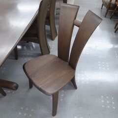 シラカワ 飛騨家具 7人掛け ダイニングセット モノ市場半田店119