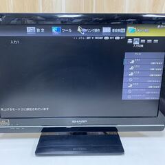 SHARP　AQUOS　2012年製カラーテレビ　LC-22K7　中古