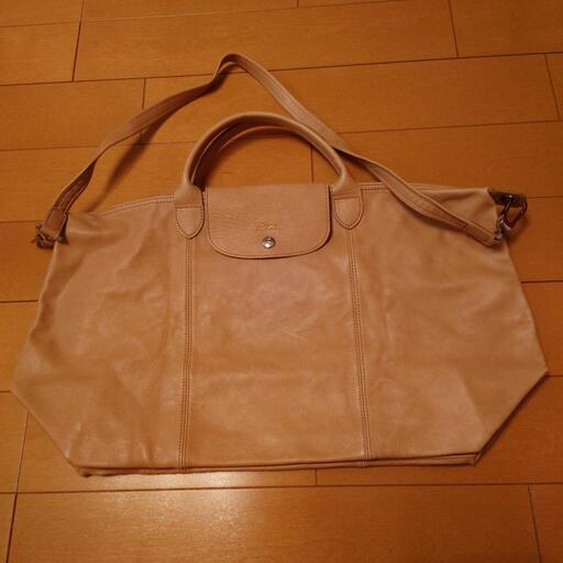 LONGCHAMP　オイルレザーバッグ