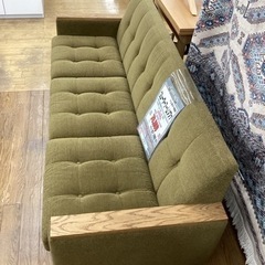 KL-47【新入荷　リサイクル品】3シーターアームソファ　USAヴィンテージスタイル