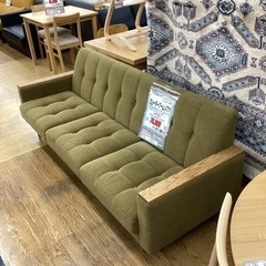 KL-47【新入荷　リサイクル品】3シーターアームソファ　USAヴィンテージスタイル