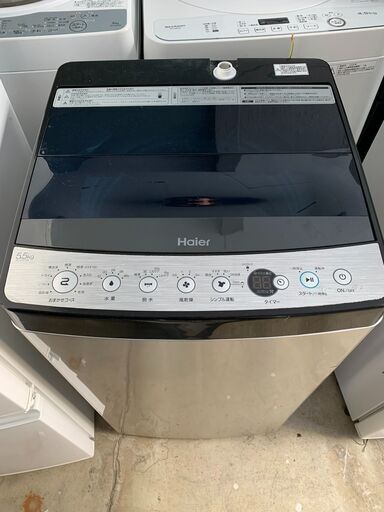 ハイアール 洗濯機 ☺最短当日配送可♡無料で配送及び設置いたします♡JW-XP2C55E 5.5キロ 2019年製☺Haier001A