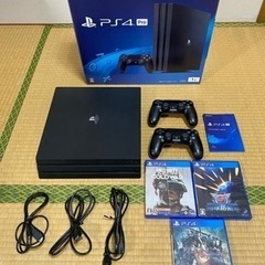 プレステ4 PS4 1TB ソフト３本セット　値下げしました