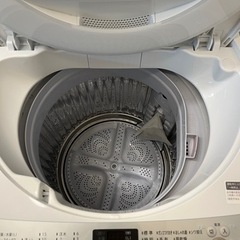 SHARP 洗濯機 esｰge7fｰw