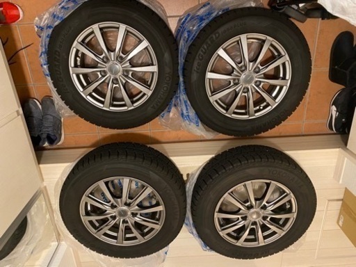 スタッドレスタイヤ＆ホイール4本セット 美品 Ice guard ig50plus 15