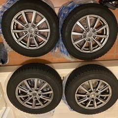 スタッドレスタイヤ＆ホイール4本セット 美品 Ice guard ig50plus 15インチ