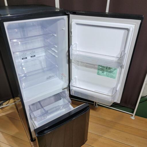 ‍♂️売約済み❌2530‼️設置まで無料‼️ブラックインテリア✨三菱 146L 2ドア 冷蔵庫