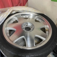 4本セット 19インチ 社外 アルミホイール タイヤ ホイール  ディッシュ ブリヂストン