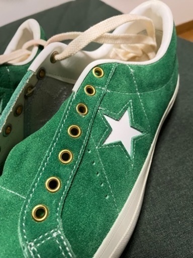 ワンスター　ゴールドアイレット　グリーン　スエード　27cm ワンスター ゴールドアイレット グリーン スエード 27cm