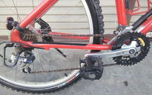 ビンテージキャノンデールマウンテン赤アメリカ製