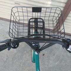 あさひ CARG BUCKET 買い物自転車 24インチ 6段変速 21年製 マットグリーン 配送無料
