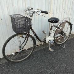 R4184 電動アシスト自転車　2009年パナソニック　ViVi DX　充電器、バッテリー　鍵1本付　電動自転車