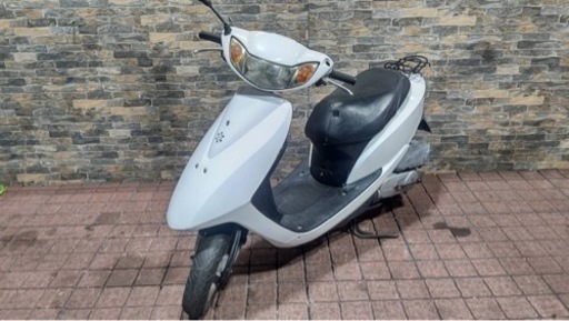 HONDA ディオ　4サイクル　原付メットインスクーター　DIO 白色　実動　福岡市南区