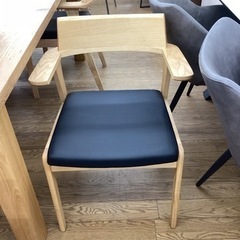 KL-49【新入荷　アウトレット】テーブル:オーク無垢材　ダイニング7点セット　ナチュラル