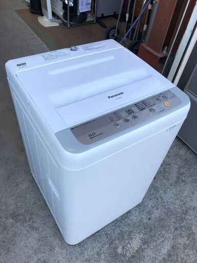 全自動洗濯機 Panasonic 5.0kg NA-F50B9 2016年製 fckg.com.br