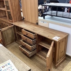 KL-51【新入荷　リサイクル品】クラッシュゲート　サイドボード　パイン無垢材　ナチュラル KL-51【新入荷 リサイクル品】クラッシュゲート サイドボード パイン