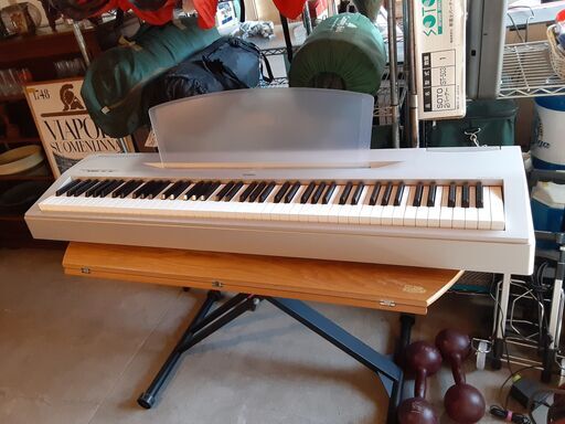 YAMAHA ヤマハ 電子ピアノ P-60S 2004年製 フローラルシルバー　/MJ-0123 2F