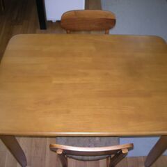 R305 TOYO ダイニング3点セット、二人用ダイニングセット、幅105cm