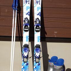 【お渡し先決定】子供用スキー３点セット（スキー106cm、くつ2...