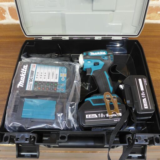 未使用品 makita マキタ 充電式インパクトドライバ TD172DRGX ブラック 18V 6.0Ah 【モノ市場東海店】 130