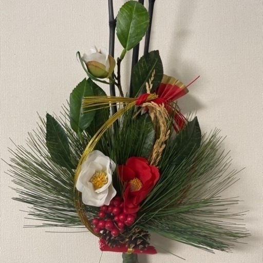 竹炭付き正月飾り