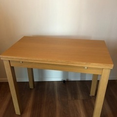 IKEA 伸長式テーブル　ダイニング　パソコン