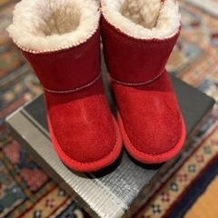 決定しましたm(_ _)m 子供用ブーツ　赤　靴　14cm 