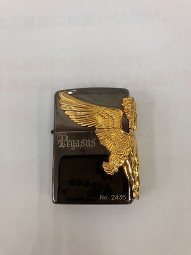 【値下げしました!!】ZIPPO ジッポ オイルライター 特製メタル貼り No 2435 ペガサス No.916● ※現金、クレジット、スマホ決済対応※