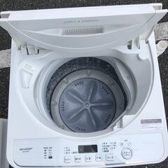 洗濯機 シャープ 2022年 5.5kg ES-GE5D せんたくき?自社配送時 