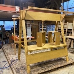 木製テント用マルシェ一式