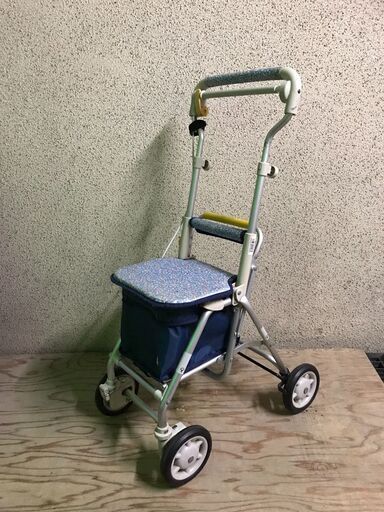 象印ベビー シルバーカー ライトミニN 手押し車 歩行補助 キャリーカート 幅40cm×奥行55cm×高さ86cm