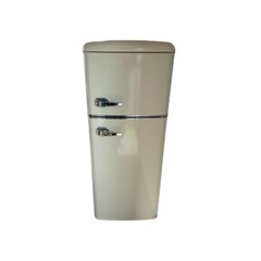 レトロ2ドア冷凍冷蔵庫