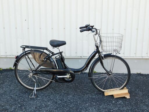 2013年モデル 子供乗せ対応 ヤマハ PAS ナチュラ L デラックス PM24NLDX スペースブラック 8.7Ah 車体＆バッテリー極めて良好! 自562