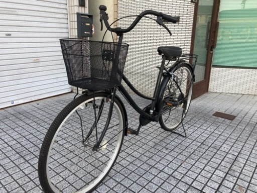 【26インチ自転車】変速なし　前後タイヤ新品、鍵新品❗️若林自転車　膳所店　SALE中❗️