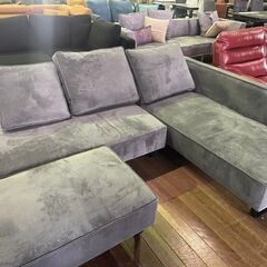 最高級カウチソファー！カバーリングソファー！クッションはもちろんですが、本体のカバーを外して洗えます！