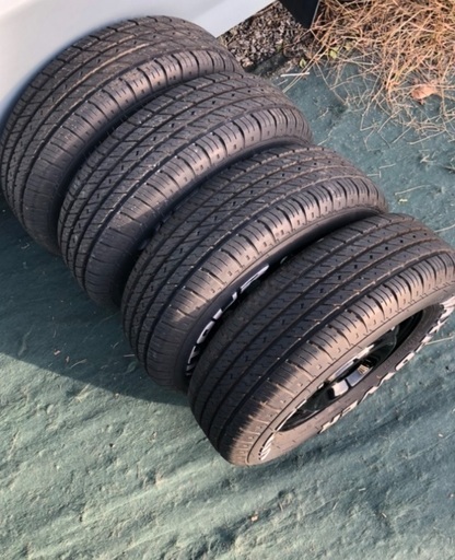 ✨ホワイトレタータイヤ✨』ホイール付 【 MAX POWER 】バリ溝！12  