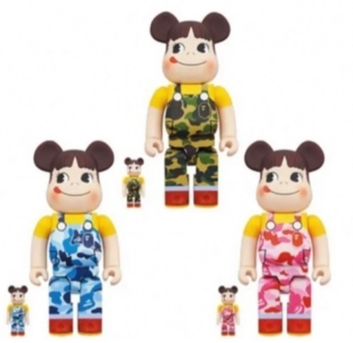 BE@RBRICK BAPE ペコちゃん　100\u0026400%