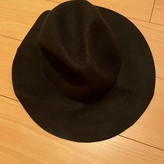 12/26まで(処分します)　GU ジーユー ブラック 黒色 帽...