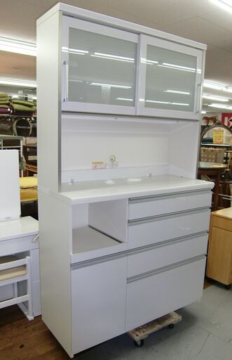 R096 PAMOUNA キッチンボード、食器棚、幅120cm 美品