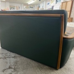 【愛品館 江戸川店】浜本工芸 本革3Pソファ ID：156-018876-007