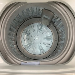 【リサイクルサービス八光　田上店　安心の3か月保証　配達・設置OK】Haier 5.5kg 全自動洗濯機 　2019年製　JW-C55CW
